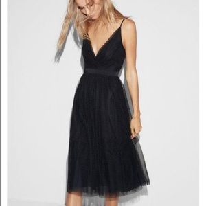 Express Tulle Midi Dress RED